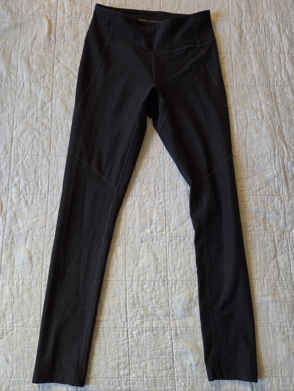 Outdoor Voices Black High-Rise Performance Leggings